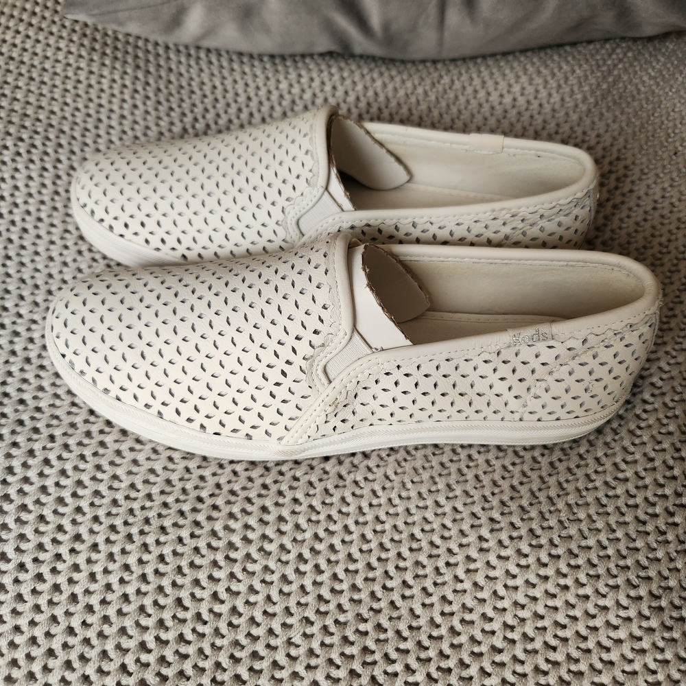 Kate Spade x Keds Women's White Slip-On Sneakers - Picture 5 of 7